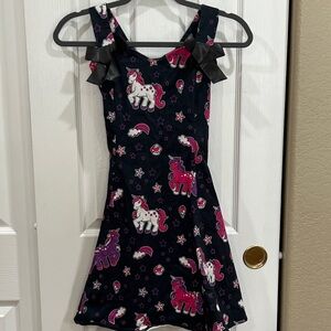 Dr Faust Unicorn Print Emily Swing Dress size XL